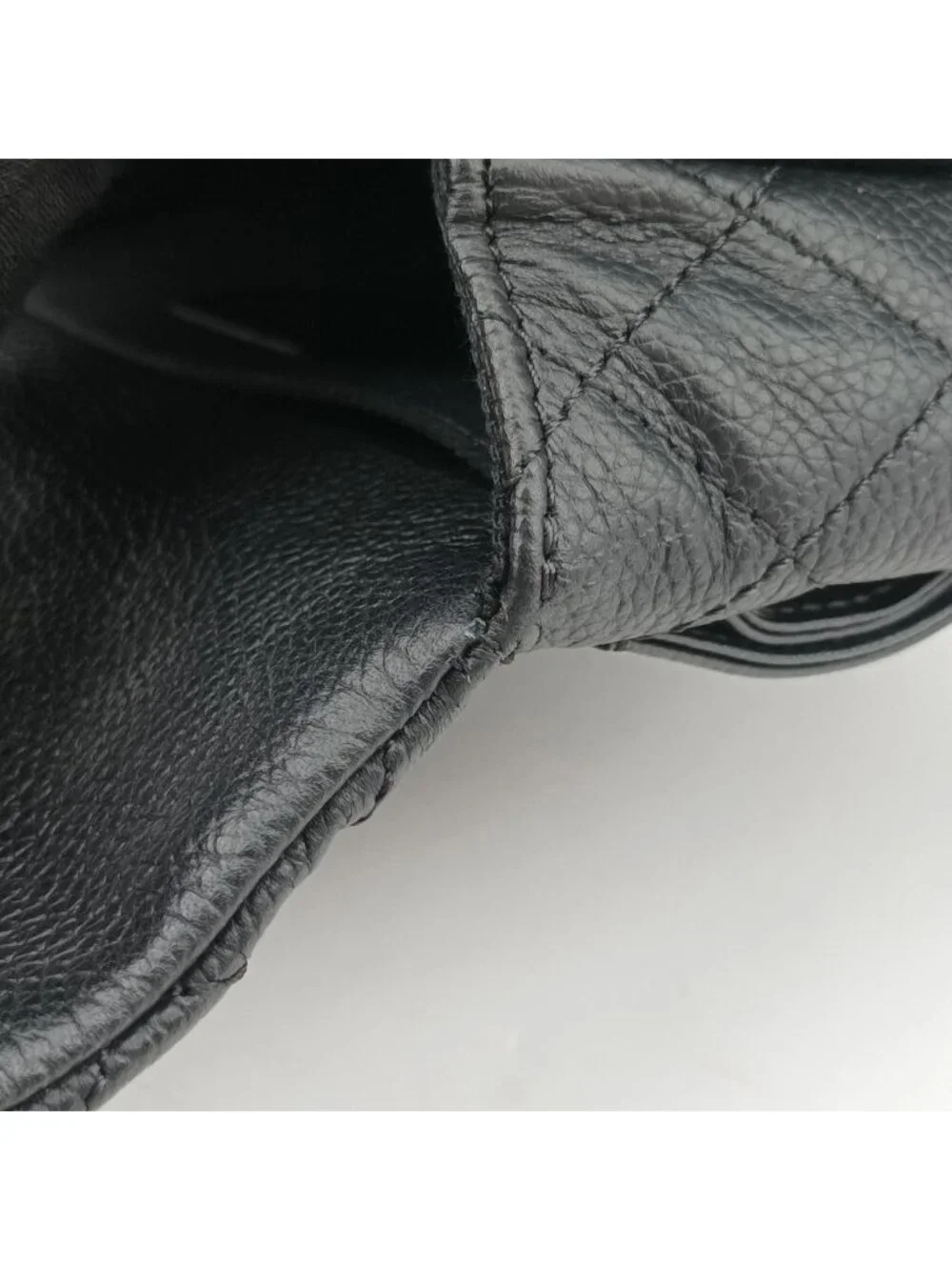Chanel Quilted 2.55 Black Leather Handbag